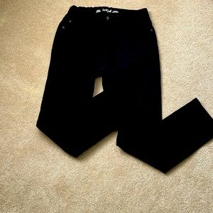 Boys black chino/jean material pants. Size 16